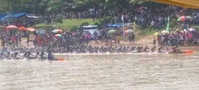 Limbago Sakti Rantau Kuantan Juarai Pacu Jalur Rayon IV Sentajo Raya